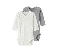 NAME IT Pijama entero/body gris moteado / offwhite 68 EUR