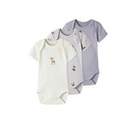 NAME IT Pijama entero/body marrón / lavanda / lila pastel / blanco 98 EUR