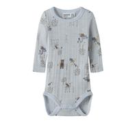 NAME IT Pijama entero/body 'NBMWANG' azul paloma / marrón / lila pastel / naranja pastel 68 EUR