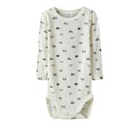 NAME IT Pijama entero/body 'NBMWang' gris / negro / blanco 50 gris / negro / blanco