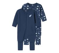 NAME IT Pijama navy / azul claro / amarillo / negro, Talla 50