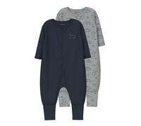 NAME IT Pijama navy / gris moteado 80 navy / gris moteado