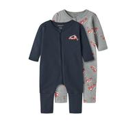 NAME IT Pijama navy / gris moteado / rojo cereza / blanco 74 EUR