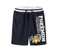 NAME IT Shorts Nkmmoris Pokemon Nreg Poly Sky-Pantalones Cortos, Blazer Azul Marino, 140 cm Niños y Adolescentes