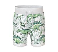 NAME IT Shorts Nmmvermo AOP Long Swe UNB F Noos-Pantalones Cortos, Blanco Brillante, 110 para Niños