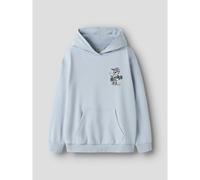 NAME IT Sudadera con capucha de felpa. Color Azul Claro