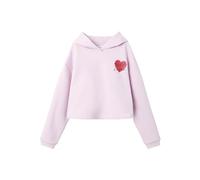 NAME IT Sudadera con Capucha para niña, Corte Boxy, Winsome Orchid, 116