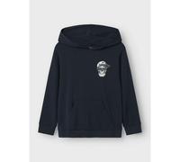 NAME IT Sudadera con capucha y calavera. Color Azul Marino