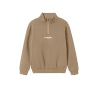 NAME IT Sudadera con Cremallera BRU Noos Nkmbrody LS Nreg para niños (1 Unidad), Pure Cashmere, 134-140