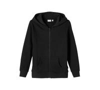 NAME IT Sudadera con cremallera negro, Talla 98