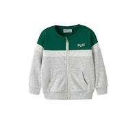 Gris Algodón Orgánico Chaqueta Sudadera