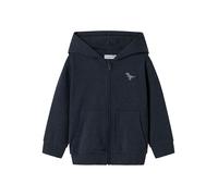 NAME IT Sudadera con cremallera 'NMMValon' navy / gris humo 110 navy / gris humo
