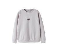 NAME IT Sudadera 'NKFVENUS' lila pastel / rosa claro / negro / blanco 134-140 lila pastel / rosa claro / negro / blanco