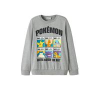 NAME IT Sudadera 'NKMSTUS POKEMON' azul cian / dorado / gris / negro 158-164 EUR