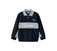 NAME IT Sudadera 'NMMLUCAN' marino / azul claro / marrón / blanco 92 marino / azul claro / marrón / blanco