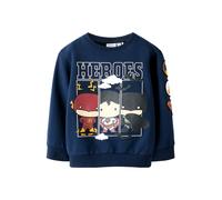 NAME IT Sudadera 'NMMOsmus Batman' marino / rojo / negro / blanco 98 marino / rojo / negro / blanco