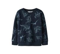 NAME IT Niños Nmmvaron LS AOP SWT UNB Noos, Azul Oscuro (Dark Sapphire), 110