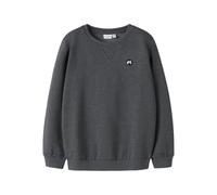 Name IT Sudadera para niño Nkmvimo LS Sweat BRU Noos, Gris Oscuro, 158-164