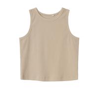 NAME IT Top 'NAKAL' beige oscuro, Talla 134-140