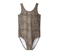 NAME IT Traje de baño 'NKFZANIMAL' marrón oscuro 146-152 marrón oscuro