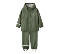 NAME IT Traje funcional 'DRY10' gris claro / verde oscuro 98 gris claro / verde oscuro