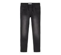 NAME IT NKMROBIN DNMTHAYERS 7452 SWE Pant Noos Pantaln Deportivo, Black Denim, 116 cm para Niños