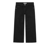 Name IT NKFROSE Wide TWI Pant 1115-TP Noos, Pantalón de Tela Niñas, Black,