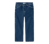 NAME IT NKMRYAN Straight Jeans 4525-IM L Noos, Vaqueros Rectos Niños, Dark Blue Denim/Detail:Strong,