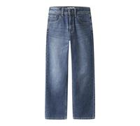 Name IT Vaqueros Boy Straight Fit, Medio De Mezclilla Azul, 134