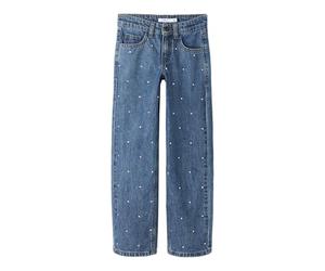 Name IT Vaqueros para niña de Corte Recto, Tejido Vaquero., 134