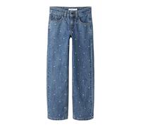 Name IT Vaqueros para niña de Corte Recto, Tejido Vaquero., 158