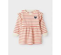 NAME IT Vestido 'NMFTorina' ecru / rojo / negro, Talla 110