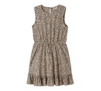 NAME IT Vestido 'NKFVinaya' kitt / ecru / marrón / negro 128 kitt / ecru / marrón / negro