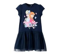 NAME IT Vestido 'NMFMemma Frozen' marino / azul claro / cognac / rosa claro 98 EUR