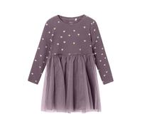 NAME IT Vestido 'Nadja' amarillo pastel / mora, Talla 92