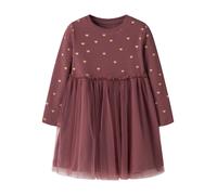 NAME IT Vestido 'NMFNADJA' oro / borgoña 98 EUR