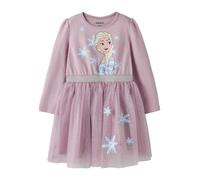 NAME IT Vestido 'NMFOsimi Frozen' beige / azul claro / lavanda / blanco 98 EUR