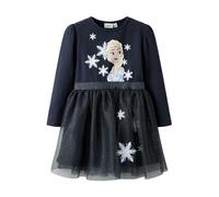 NAME IT Vestido 'NMFOsimi Frozen' navy / plata / blanco 104 EUR