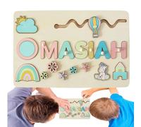 Name Jigsaw Puzzles - Alphabet Name Jigsaw Board Game for Boys, Toddler Puzzle Toy with Name | Funny Kids Alphabet Puzzle Shape Toy for Boys, Girls, Kids, Toddler
