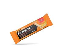 NAMEDSPORT> EnergyBar, Sabrosa Barrita energética con sabor a plátano, A base de carbohidratos, con arroz inflado y puré de fruta, Ideal antes y durante la actividad deportiva, Marca de Italia, Caja de 12 unidades.