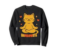 Nameowste - Meditación Zen para Amantes de los Gatos, Linda y Divertida Sudadera