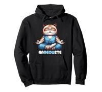 Nameowste - Meditación Zen para Amantes de los Gatos, Linda y Divertida Sudadera con Capucha