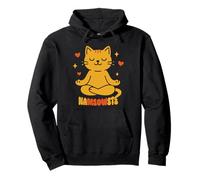 Nameowste - Meditación Zen para Amantes de los Gatos, Linda y Divertida Sudadera con Capucha