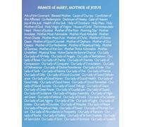 Names of Mary, Mother of Jesus Journal: Gift for Women and Men, Perfect Devotional Gift, Christian, Titles of the Mother of Our Lord, Personal Prayer, ... Meditative Journey, (8.5 x 11, 120 pages)