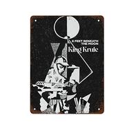 NAMEY King Krule - Póster de 6 pies debajo de la luna con la lista de canciones del álbum impreso minimalista, arte de pared, pósteres de apartamento, pósteres de dormitorio, carteles de estaño