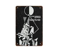 NAMEY King Krule - Póster de 6 pies debajo de la luna con la lista de canciones del álbum impreso minimalista, arte de pared, pósteres de apartamento, pósteres de dormitorio, carteles de estaño