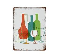 NAMEY Letrero de metal moderno y colorido con texto en inglés "Bon Appetit" para decoración de pared de cocina, cocina, poste, decoración de dormitorio, sala de estar, cocina, patio, jardín, 12 x 16