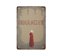 NAMEY The Handmaid's Tale - Póster minimalista - Póster de cuento de criadas - Arte de pared de cuento de criadas - Cartel de metal vintage divertido bajo su ojo para decoración de pared de café del