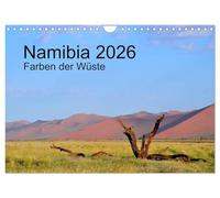 Namibia 2026 Farben der Wüste (Wandkalender 2026 DIN A4 quer), CALVENDO Monatskalender: Wunderbare Farben und bizarre Formen in Namibia