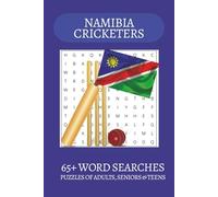 Namibia Cricketers Word Search Puzzle Book: Word Searches with Easy to Read Print about Namibian Cricketers, Namibia, Cricket and more | 6x9 inches| ... . Gift for Vacations, Holiday and Free Times